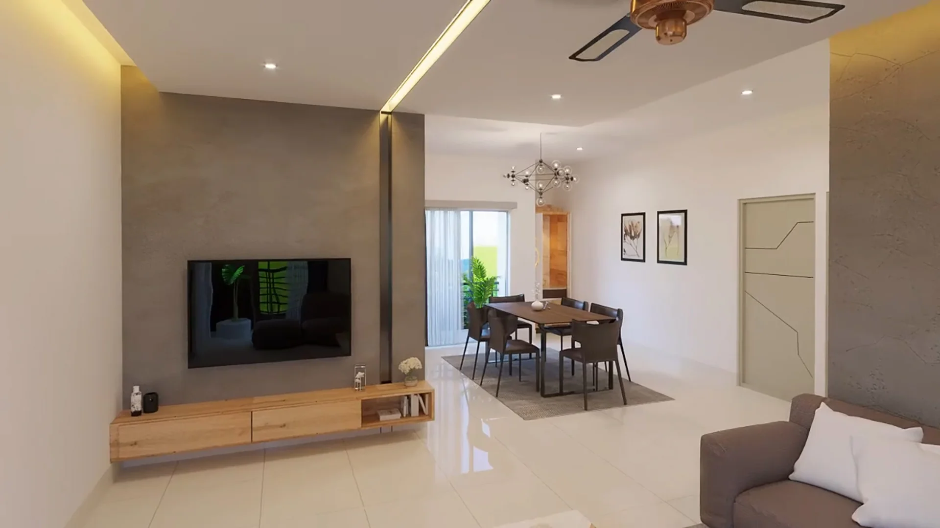 Dedicated dining space